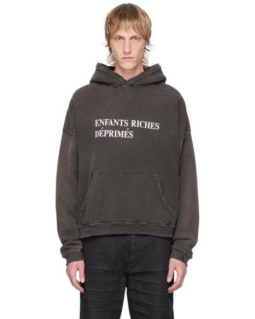 Enfants Riches Deprimes Black Classic Hoodie for men