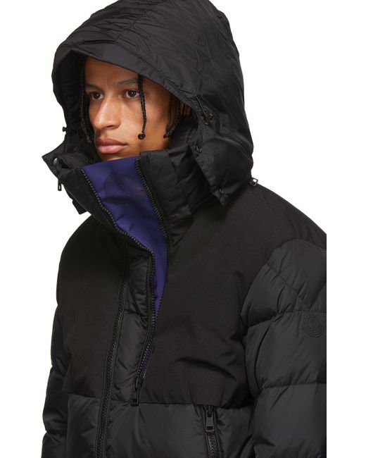 Moncler Synthetic Black Down Laveda Jacket for Men | Lyst