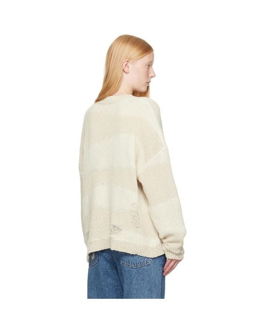 Our Legacy Natural Off- Popover Sweater