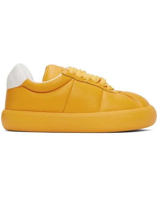 Marni Yellow Orange Bigfoot 2.0 Sneakers for men