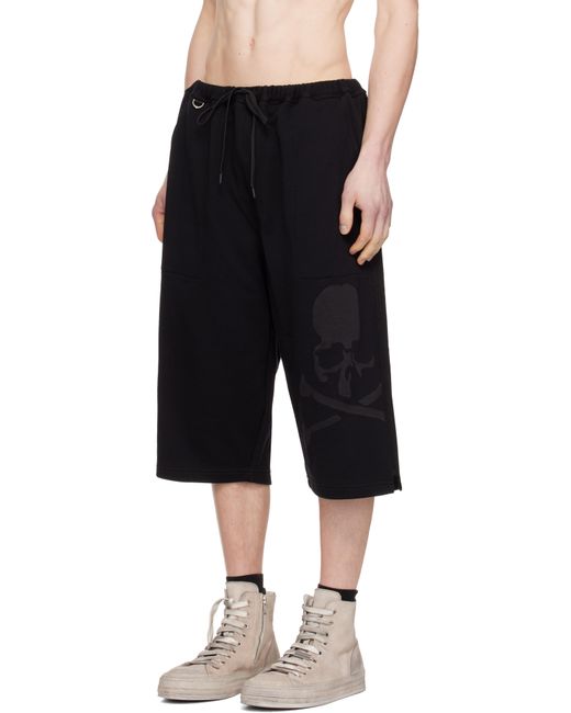 メンズ MASTERMIND WORLD ブラック Jinbei パジャマセット Black