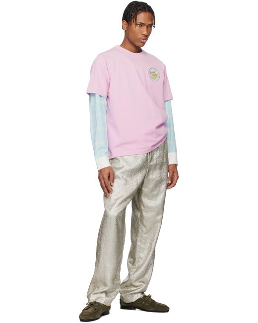 Casablanca Pink 'The Four Elements' T-Shirt for men