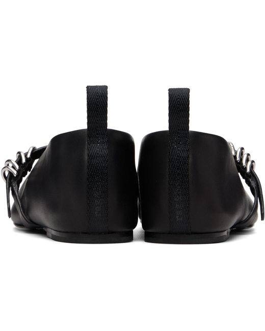 Rag & Bone Black Spire Leather Mary Jane Flats