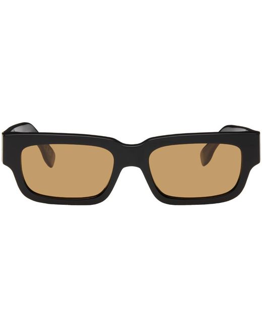 Retrosuperfuture Black Roma Refined Sunglasses for men