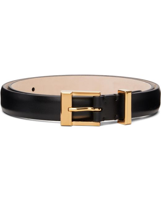 Khaite Black Manhattan Belt