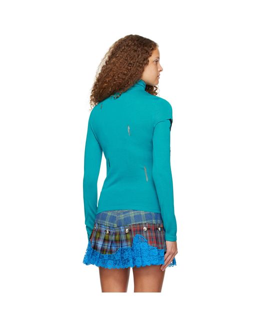 ANDERSSON BELL Blue Augen Turtleneck