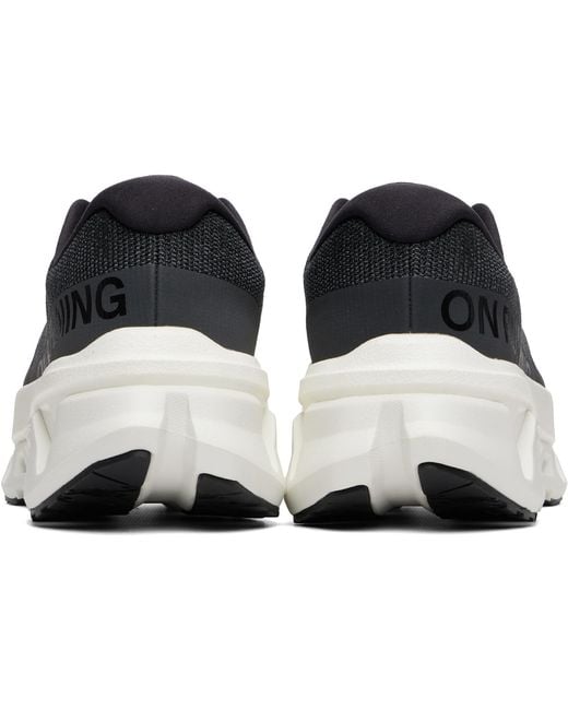On Shoes Black Cloudmster 3 Hyper Sneakers for men