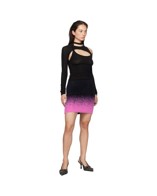 OTTOLINGER Black Knit Miniskirt