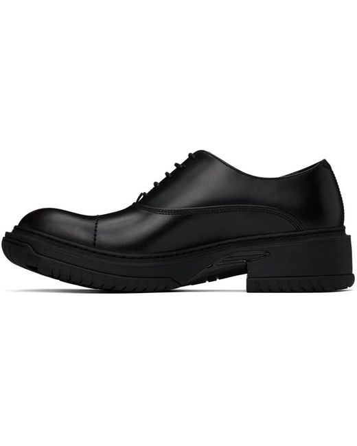 Chaussures oxford medley noires en cuir Lanvin pour homme en coloris Black