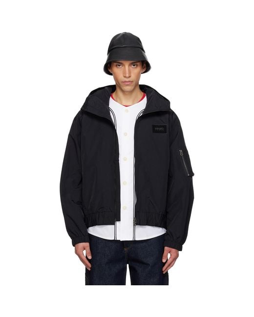 KENZO Blue Paris Winter Holidays' Windbreaker Jacket for men