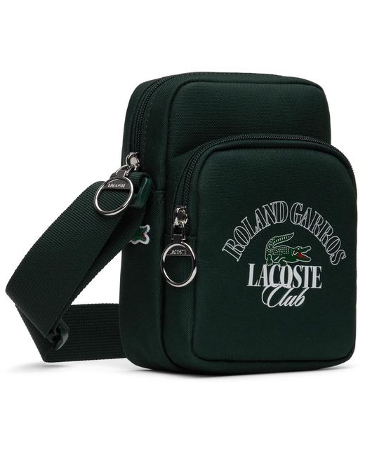 Lacoste Green Roland Garros Edition Mini Bag for men