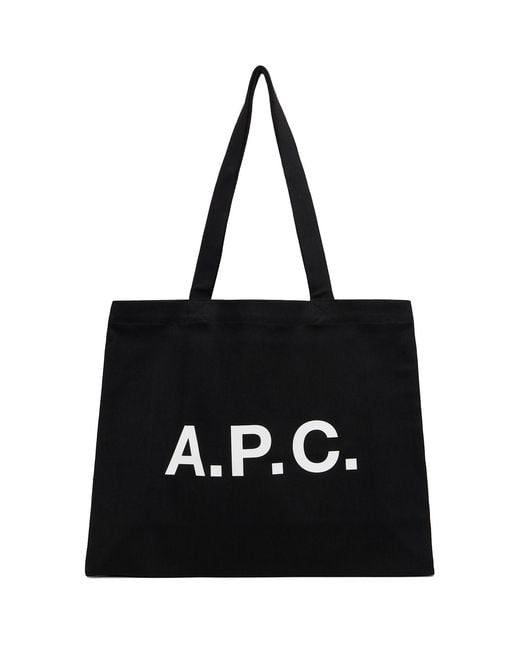 A.P.C. Black Diane Tote for men