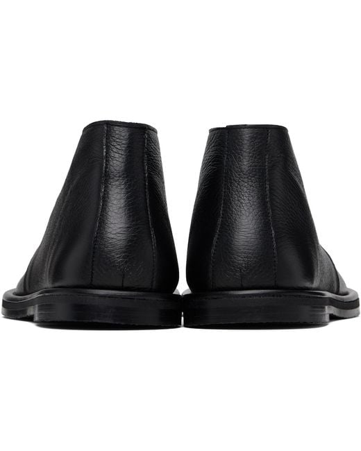 Studio Nicholson Black Woodrow Desert Boots for men