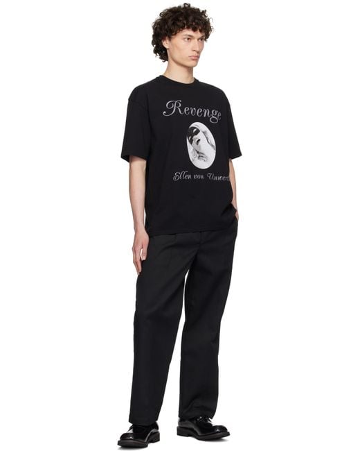 Wacko Maria Black Dickies Edition Pleated Trousers for men