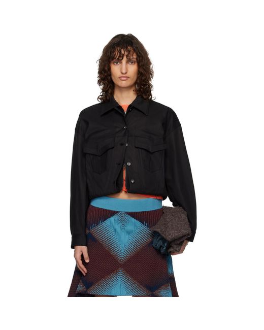 Kiko Kostadinov Black Centennial Jacket