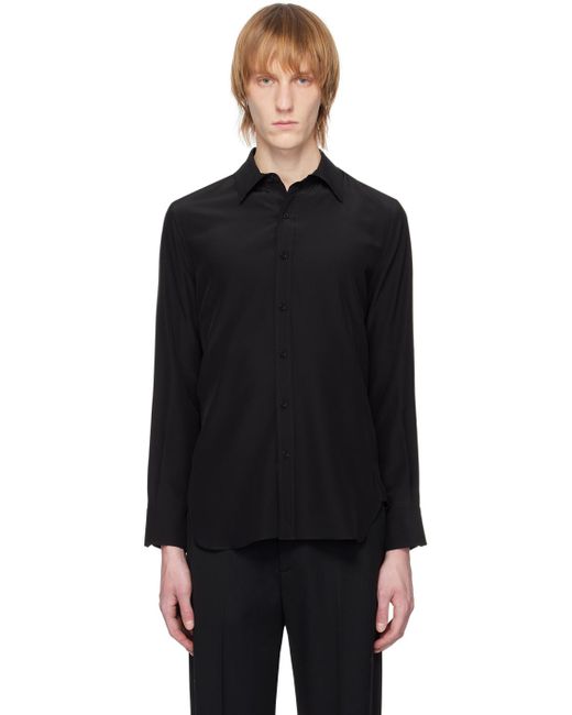 Nili Lotan Black Rigby Shirt for men