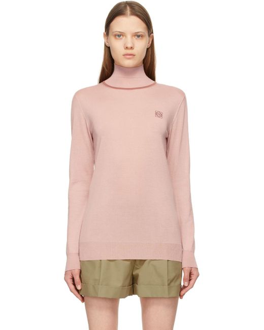 salmon turtleneck