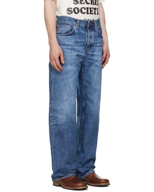 Nudie Jeans Blue Tuff Tony Jeans for men