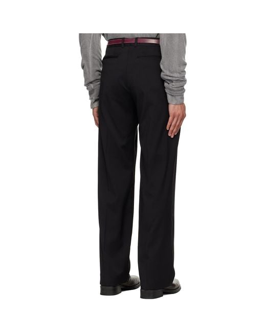 Our Legacy Black Slack Trousers for men