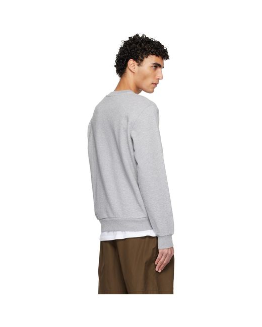 A.P.C. Gray Standard Grand 'Vpc' Sweatshirt for men