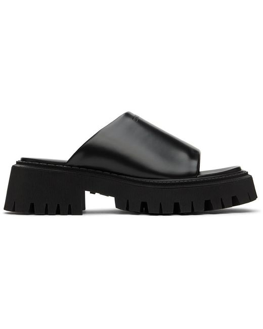 Balenciaga Tractor Sandals in Black for Men | Lyst Australia
