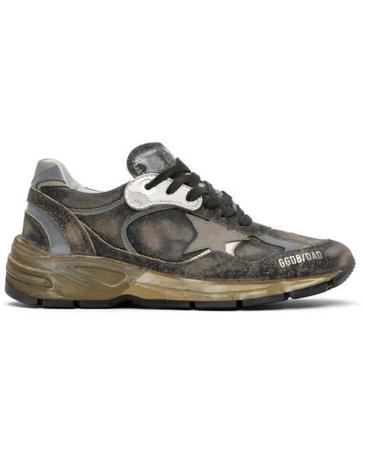 Golden Goose Deluxe Brand Black Dad-Star Sneakers for men