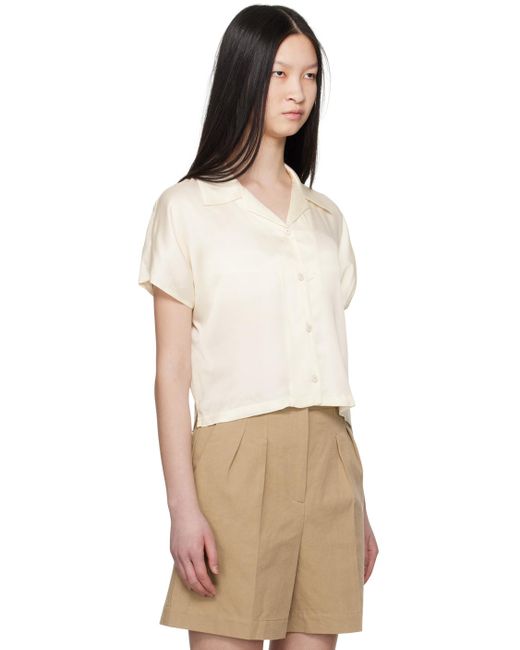 Chemise miley blanc cassé A.P.C. en coloris Natural