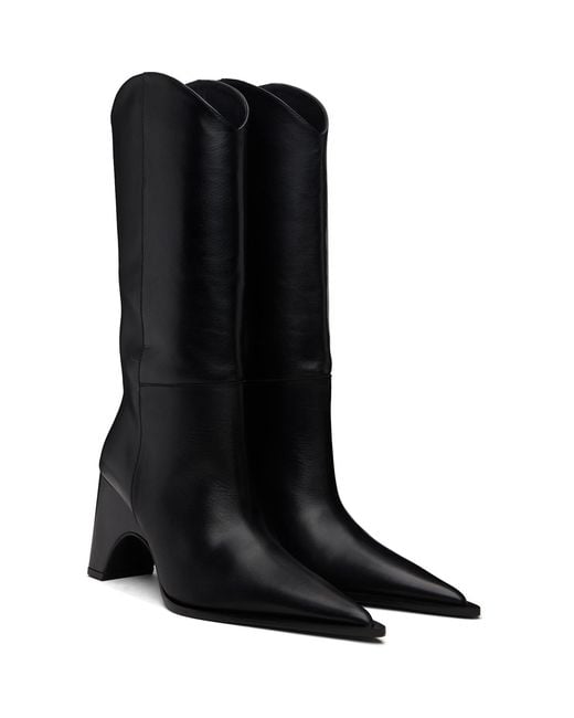 Coperni Black Cowboy Bridge Boots