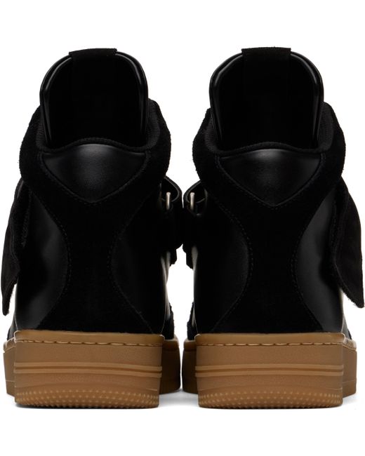 OPEN YY ブラック Yy ベルクロ ハイカットスニーカー Black