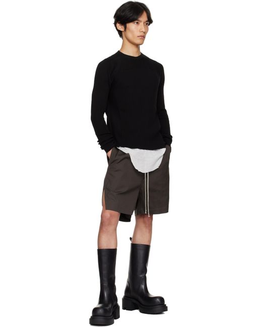 Rick Owens Black Concordians Boxer Shorts for men