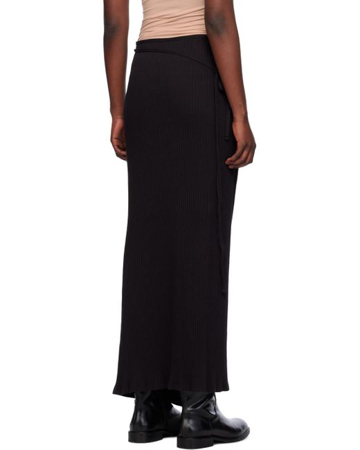 Baserange Black Brig Maxi Skirt