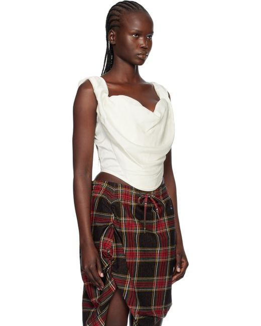Vivienne Westwood Black Off- Sunday Corset Top