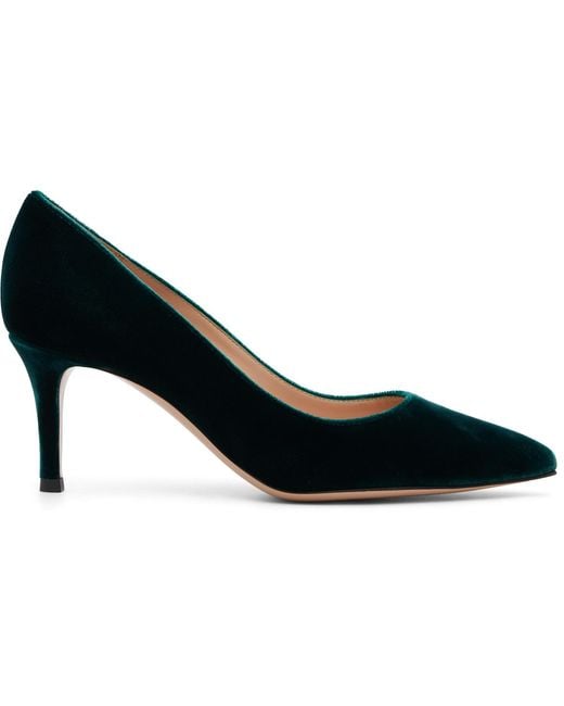Gianvito Rossi Blue Gianvito 70 Heels