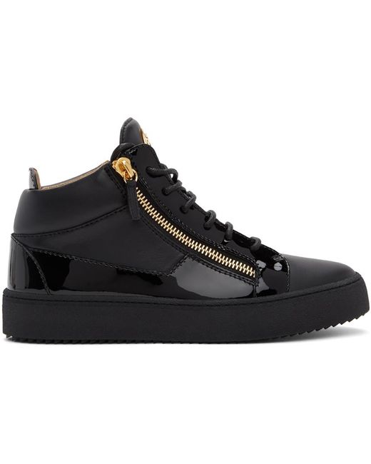 Giuseppe Zanotti Leather Black Birel Vague May London Sneakers for Men |  Lyst Australia