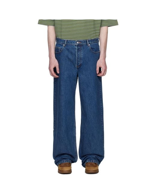 A.P.C. Blue Aaron Jeans for men