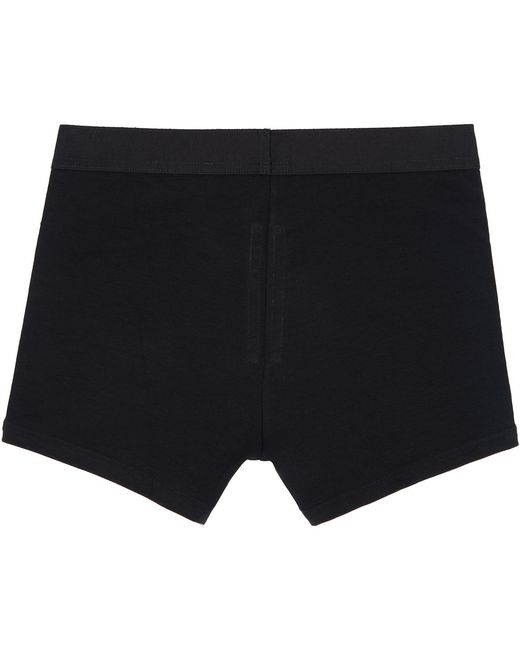 Rick Owens Black Temple Penta Boxer Briefs for men