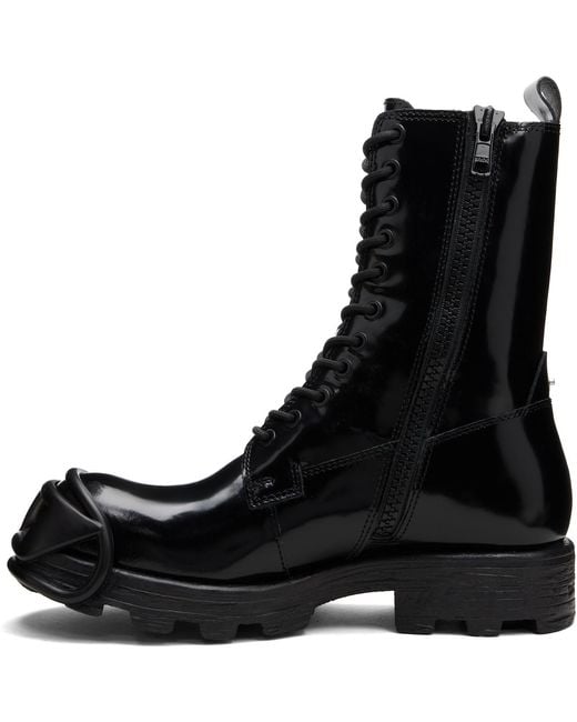 DIESEL Black D-Hammer Bt D Boots for men