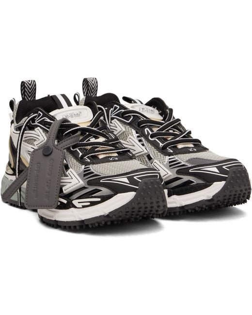 Off-White c/o Virgil Abloh Brown 'Be Right Back' Mesh Sneakers