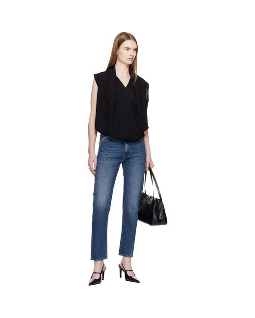 Totême  Blue Twisted Seam Jeans