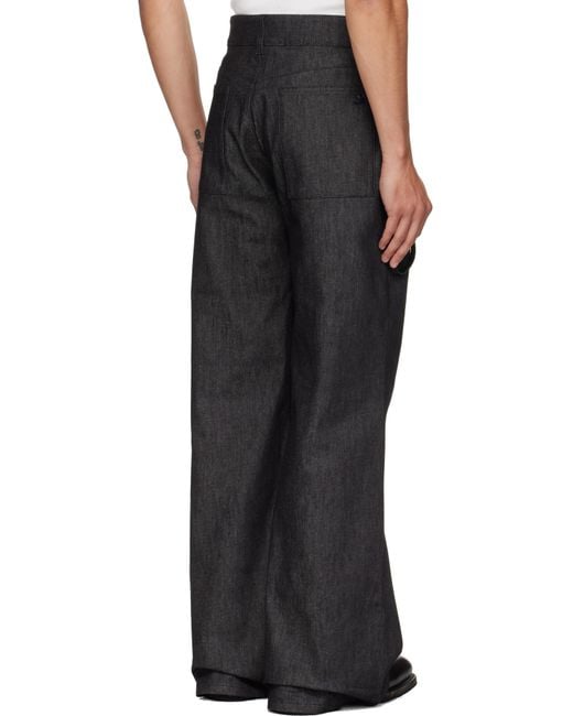 メンズ Courreges ブラック 2-Pocket ジーンズ Black