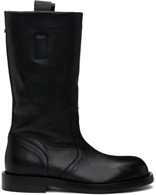 Ann Demeulemeester Black Bente Boots for men