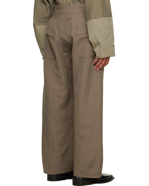 Jan Jan Van Essche Natural Taupe #75 Trousers for men