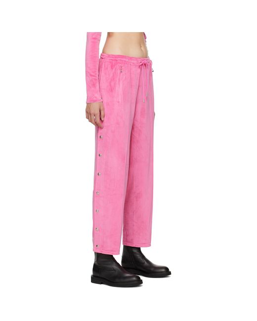 Priscavera Pink Vented Lounge Pants