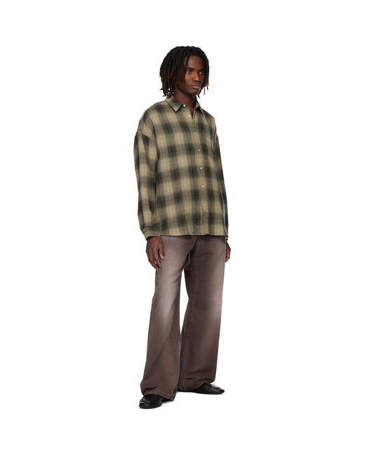 sunflower Black Khaki Stable Shirt for men