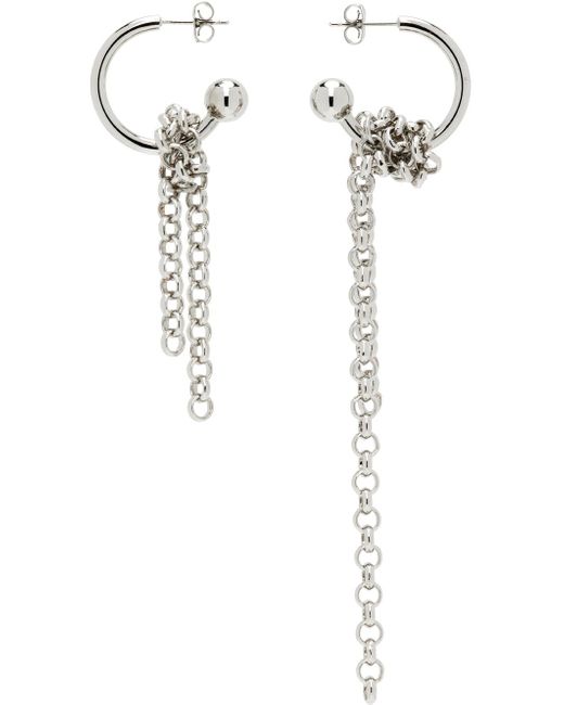 Justine Clenquet White Gina Earrings