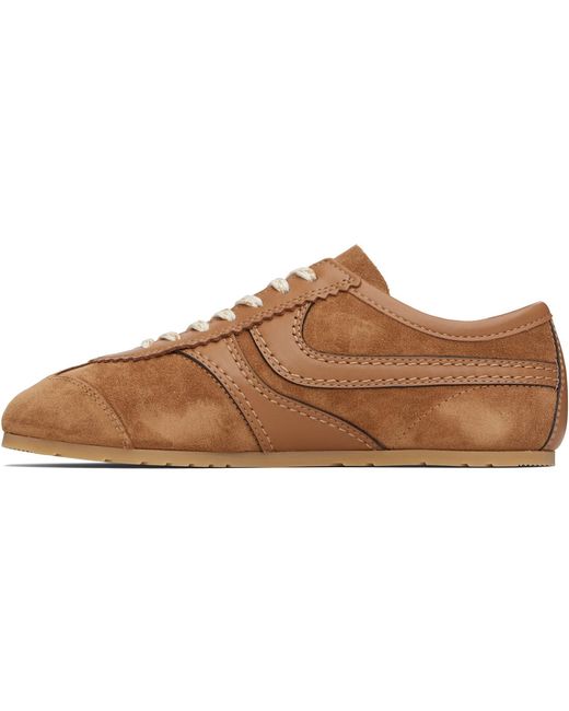 Dries Van Noten Black Tan Suede Sneakers