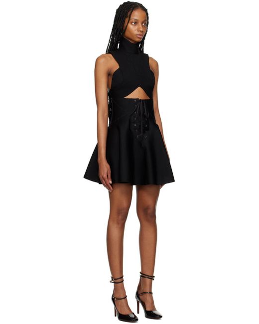 Alaïa Black Corset Mini Skirt