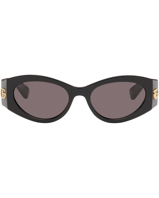 Gucci Brown Gg Corner Cat-Eye Sunglasses