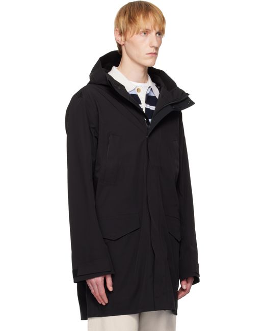Canada Goose Black Barclay Rain Coat for men