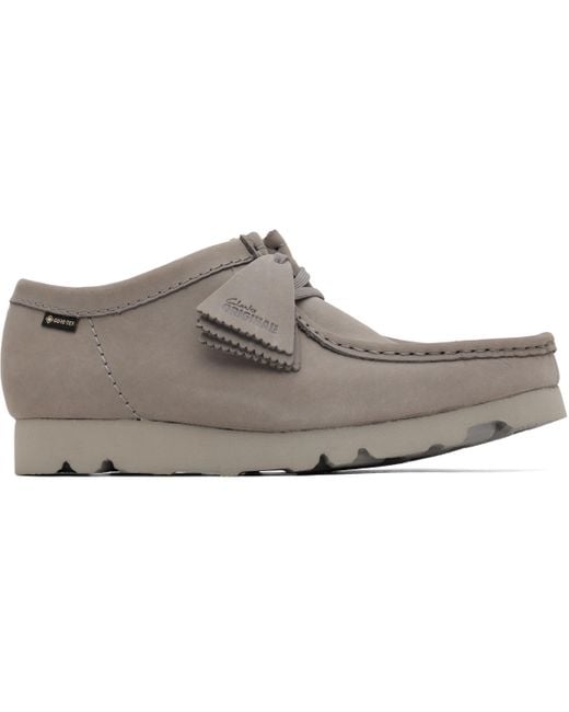Clarks Black Wallabee Gore-Tex Derbys for men